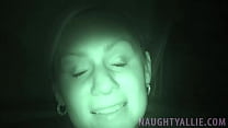 HOT TUB ACTION IN NIGHT VISION